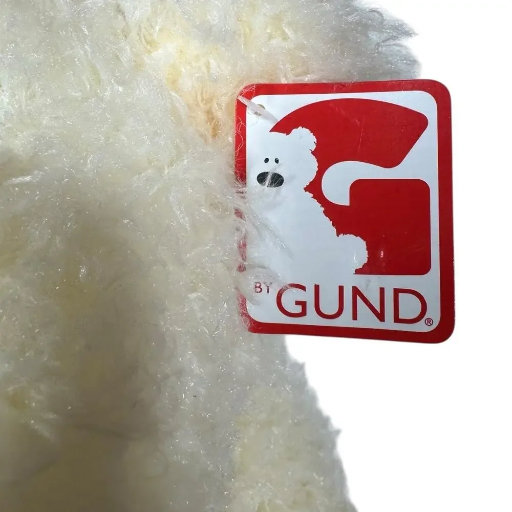 G by‎ Gund Cream Colored Shaggy Fluffy Soft Plush Stuffed Teddy Bear 18